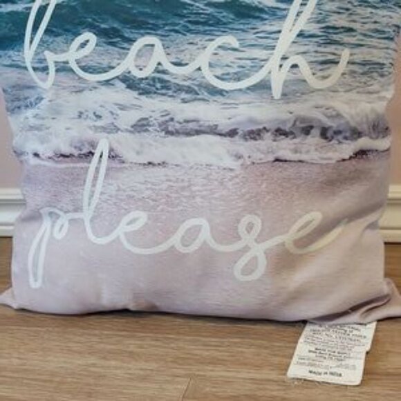 BEACH PLEASE Accent Decorative Pillow - Picture 4 of 5